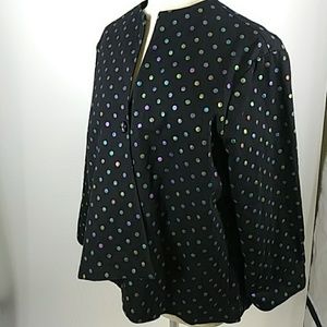 Carole Tomkins black "Nobu" jacket-sz 16-20 (2)